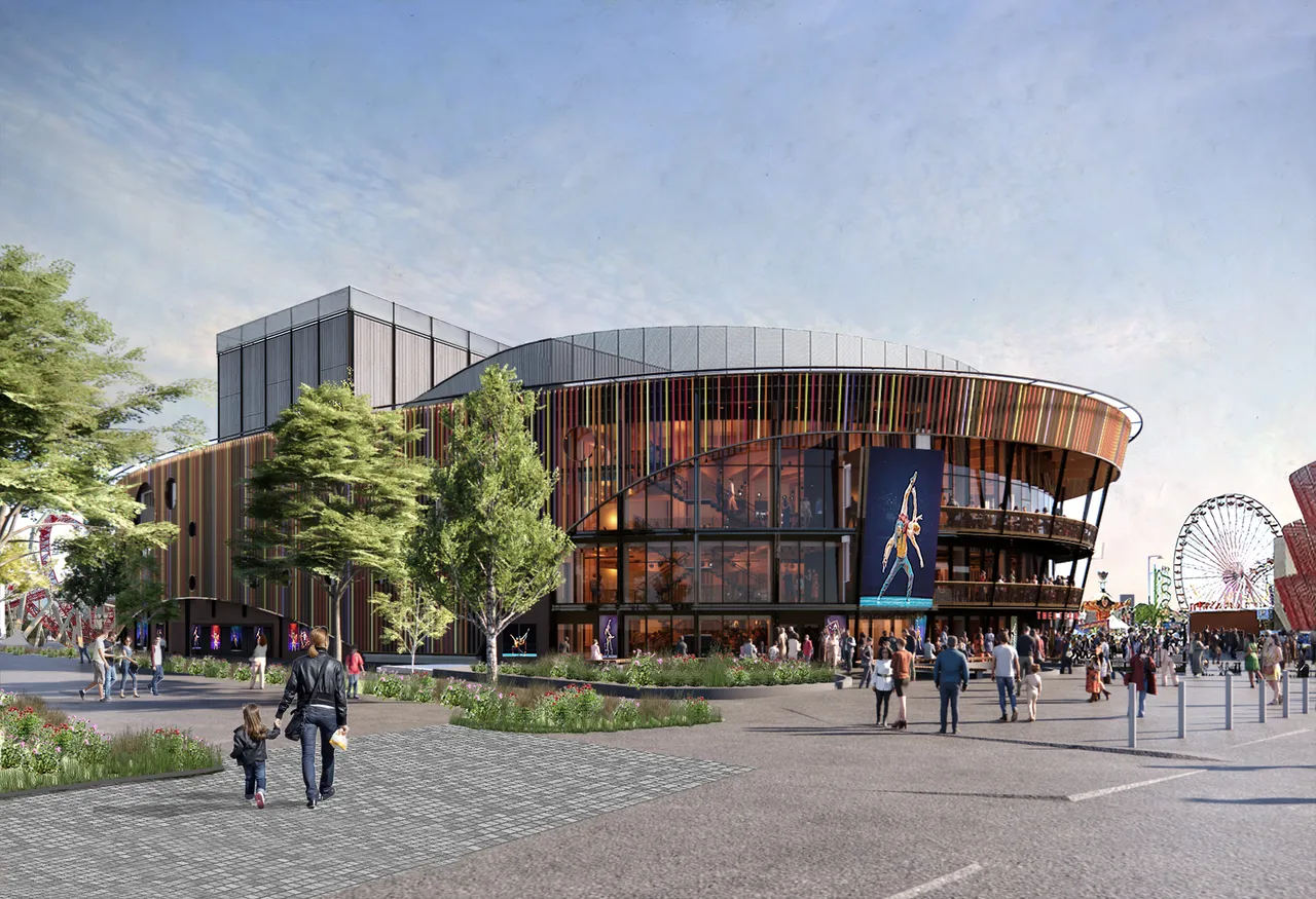 Theater im Prater, Wien - Nord-Ost Ansicht