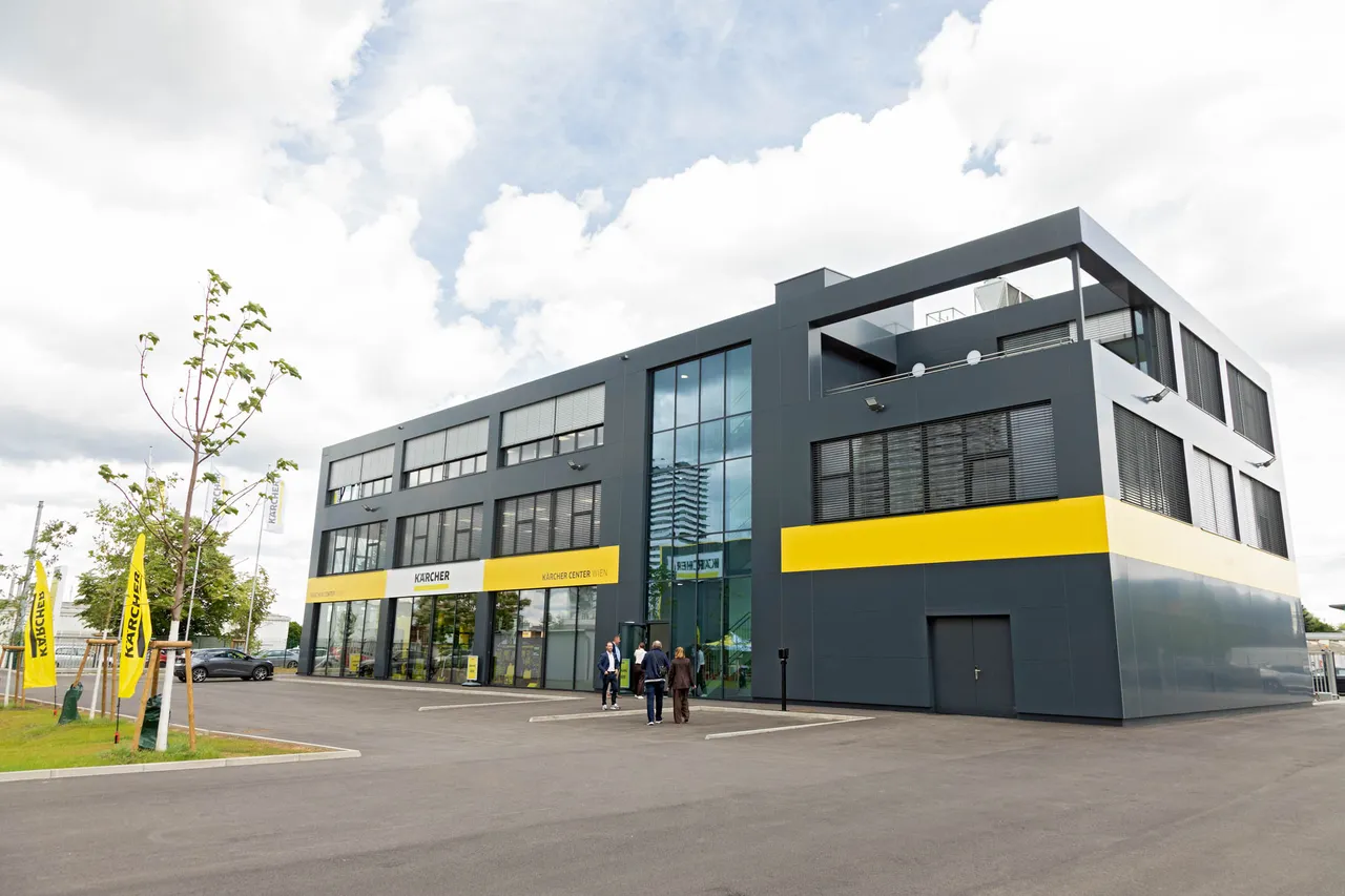 Das neue Kärcher Headquarter eröffnet in Wien Donaustadt