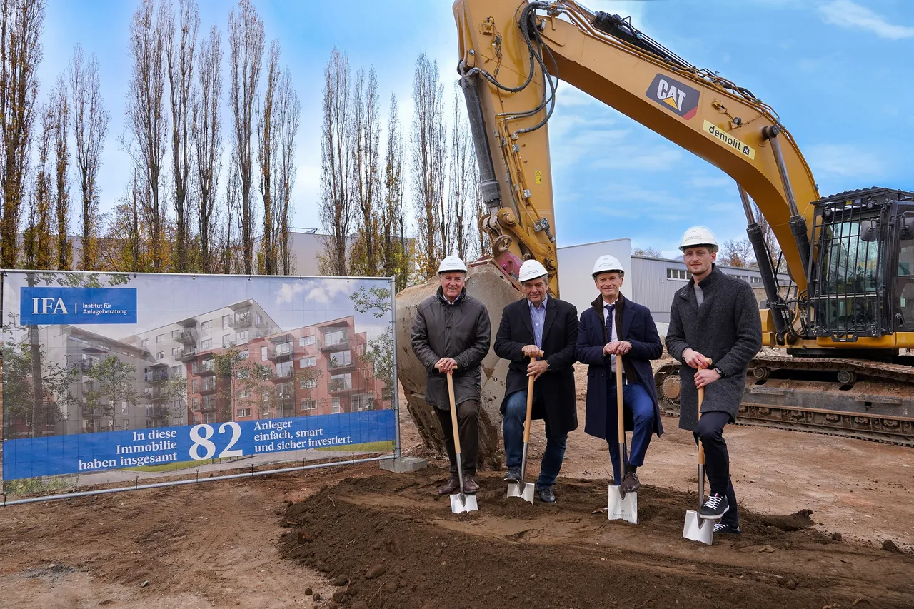 Baustart beim IFA Projekt Idlhofgasse 70