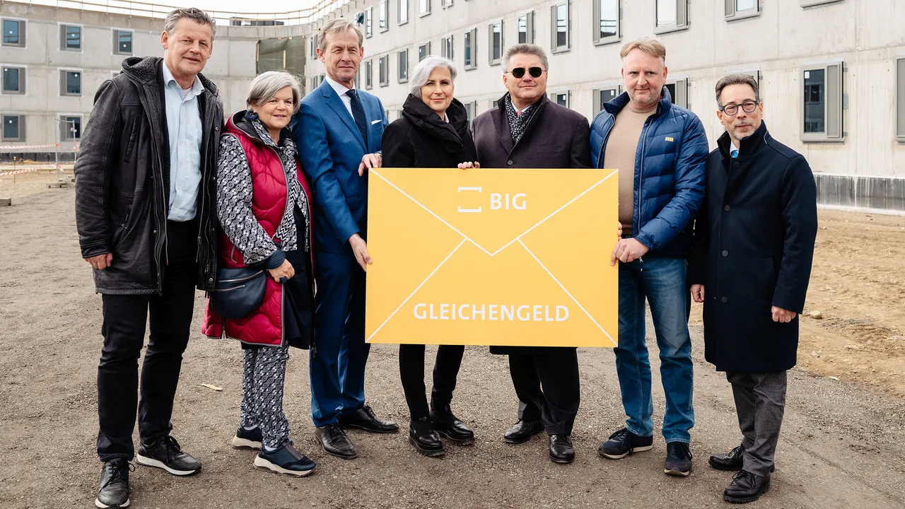 Gleichenfeier für neue Justizanstalt Klagenfurt