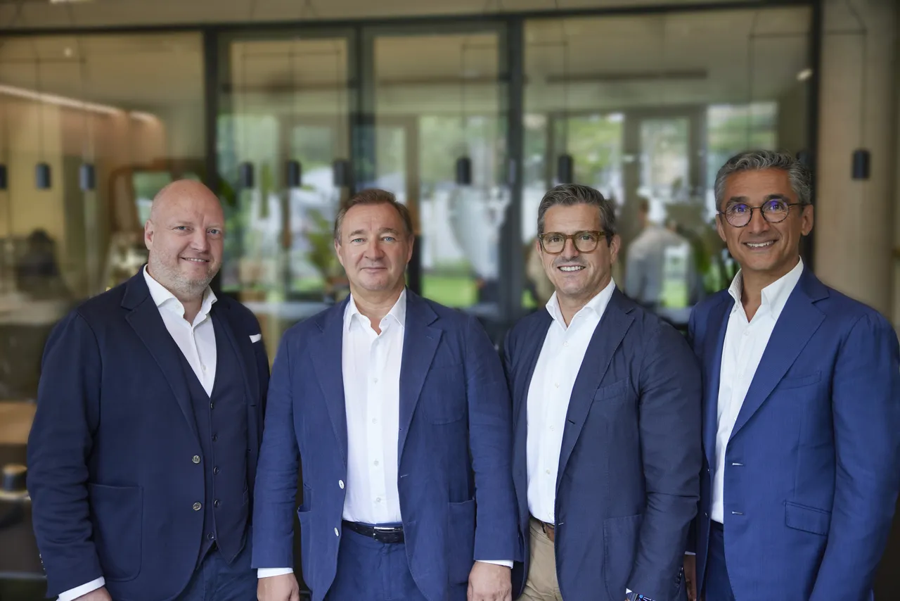 (v.l.n.r.): Sascha Baran, Piotr Bienkowski, Peter Bigelmaier und José Martínez