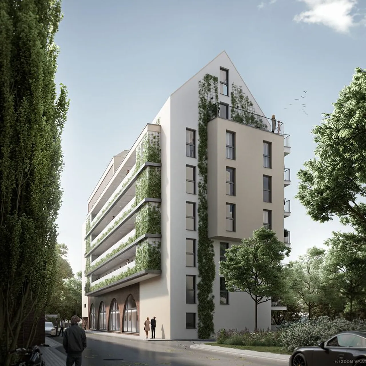 Gleichenfeier für "Josephine" in 1020 Wien