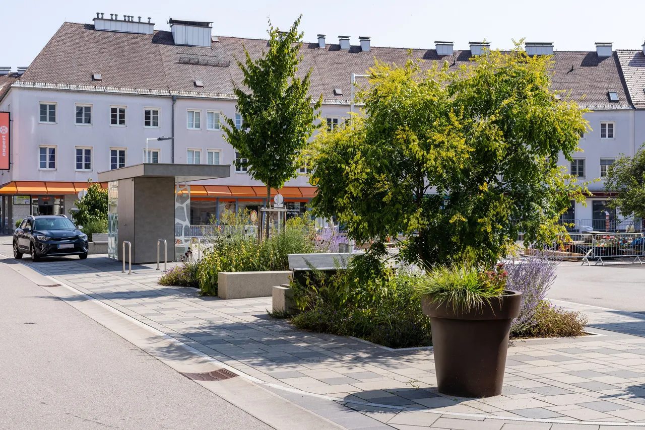 Klimafitter Hauptplatz in Attnang-Puchheim