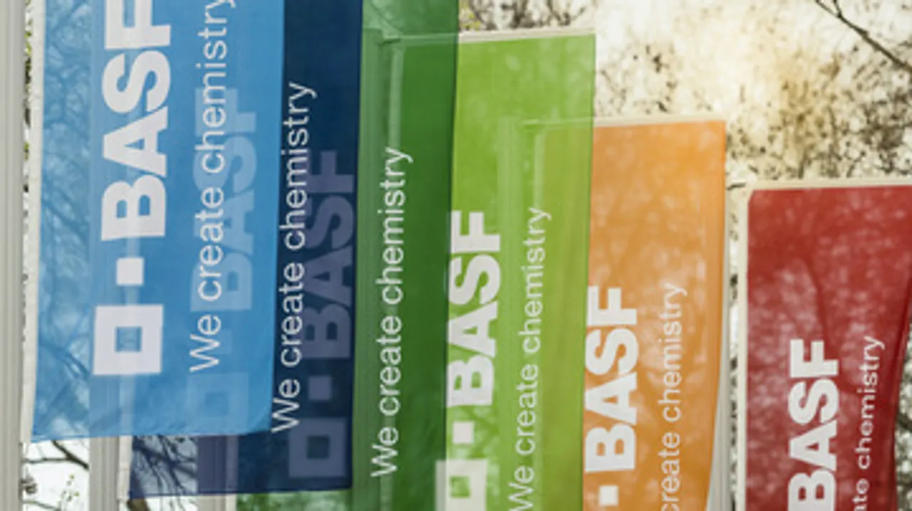 Gesellschaftshaus der BASF, Fahnen
