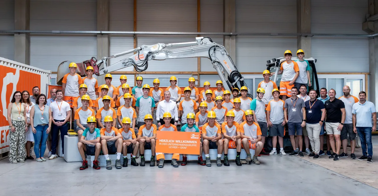 40 neue Lehrlinge starten bei Unternehmensgruppe Leyrer + Graf