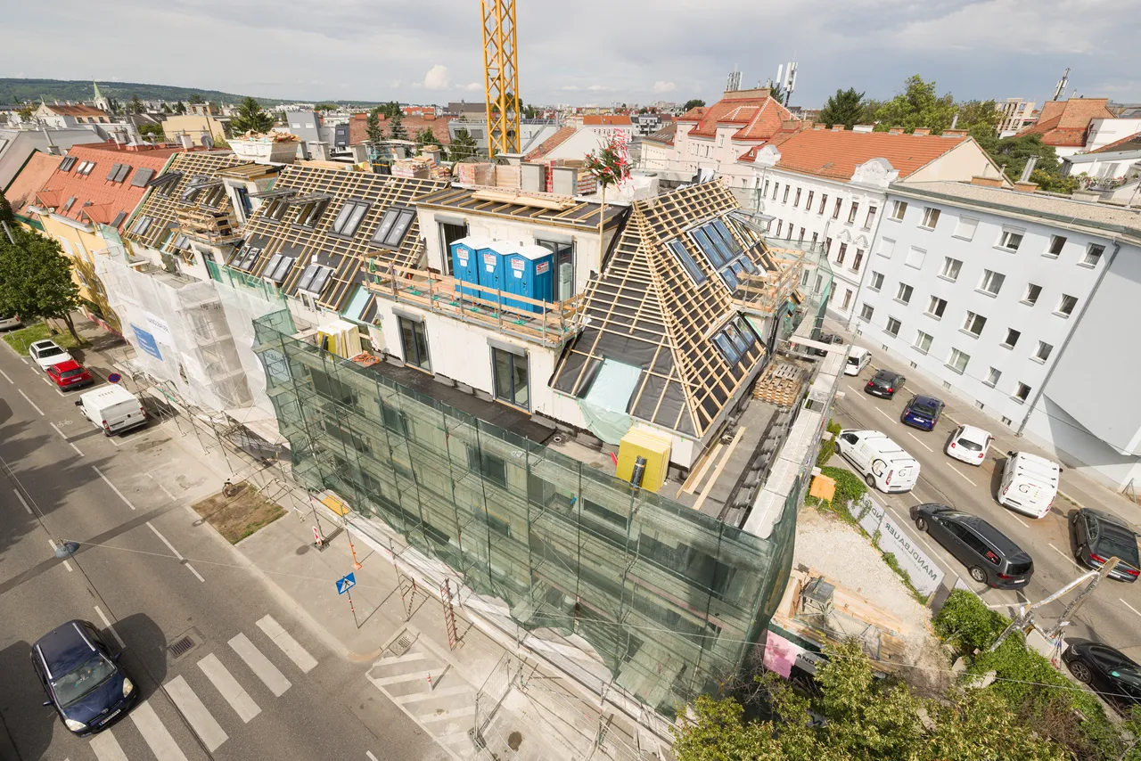 Geförderter Mietwohnbau in der Jedleseer Straße 104-106, 1210 Wien