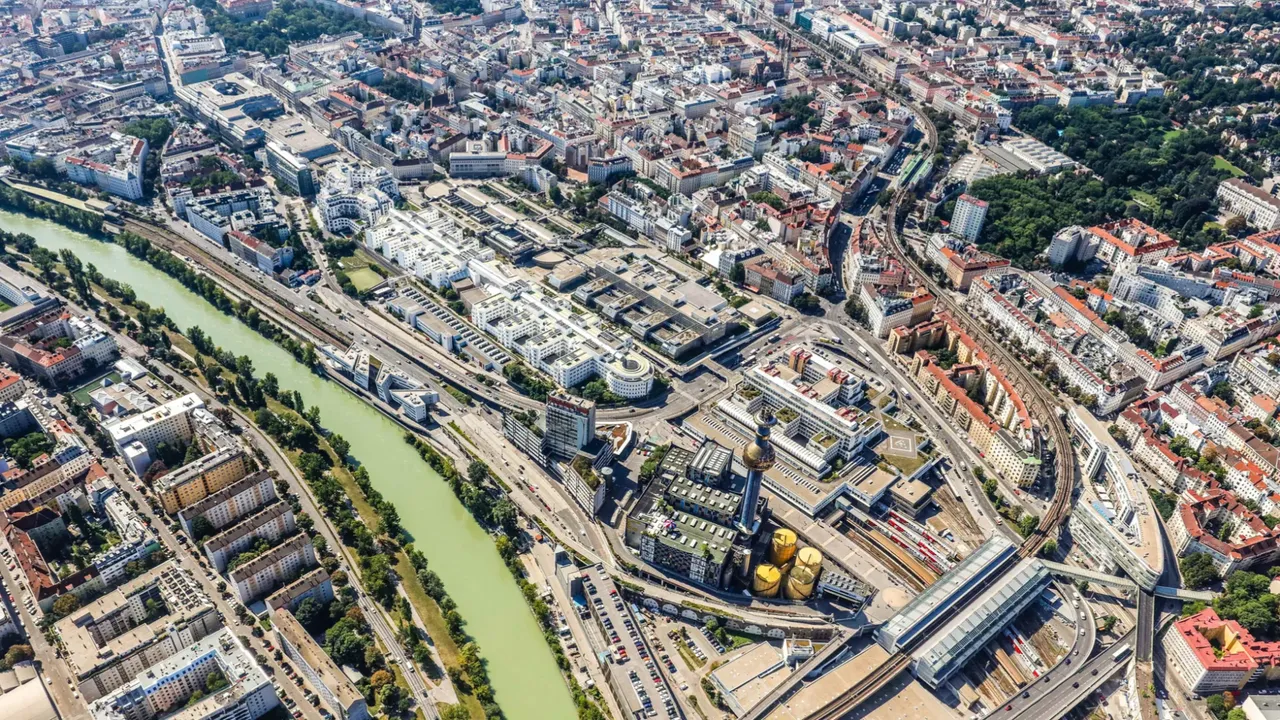 Althangrund, Franz-Josefs-Bahnhof, ehemalige WU-Wien, Bundeskriminalamt, Müllverbrennungsanlage Spittelau