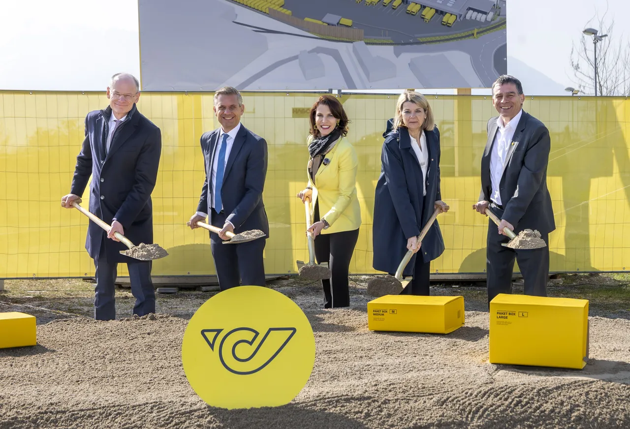 Österreichische Post: Spatenstich für Ausbau des Logistikzentrums Salzburg