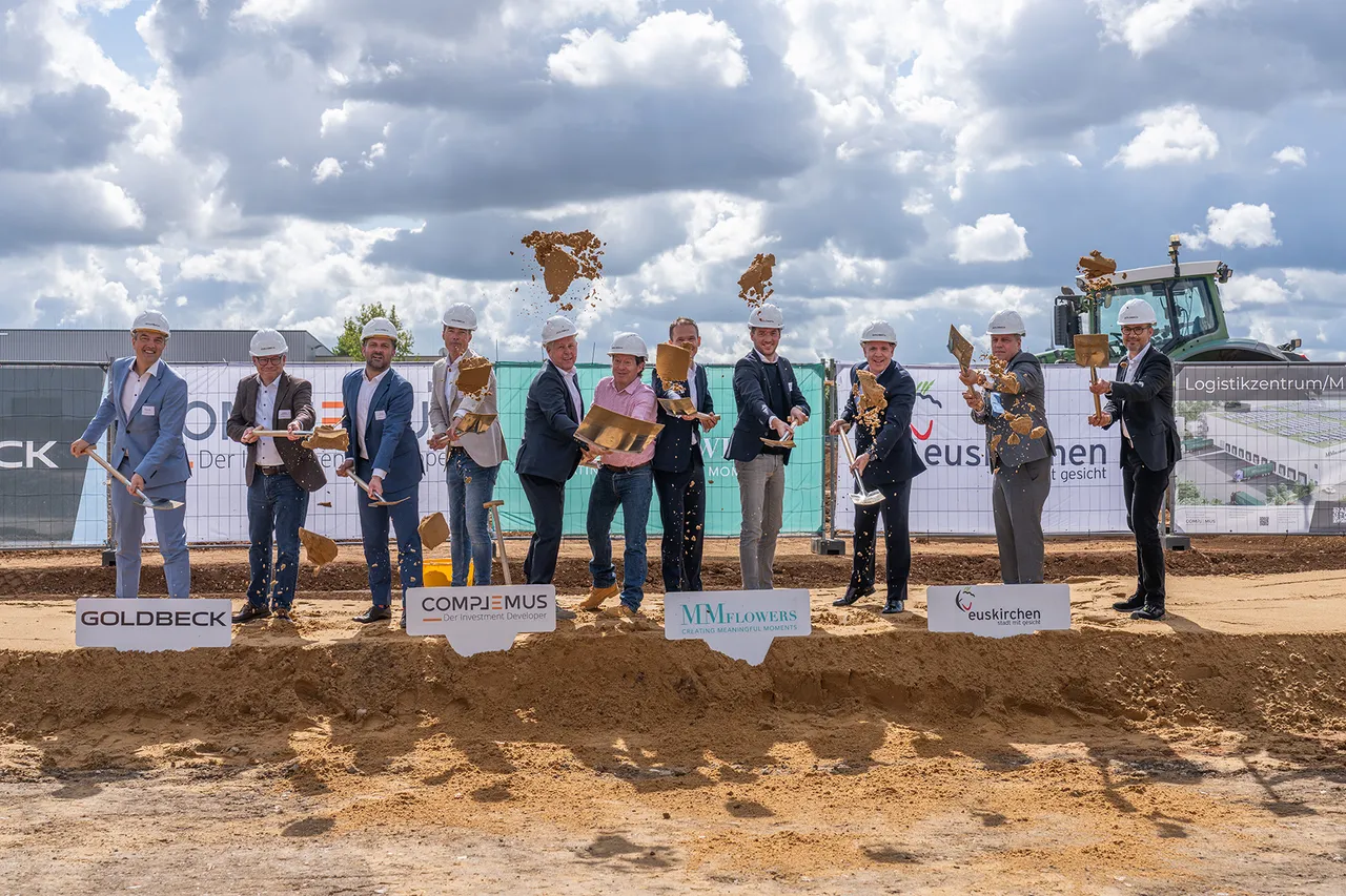 Spatenstich für Logistikflächen in Euskirchen