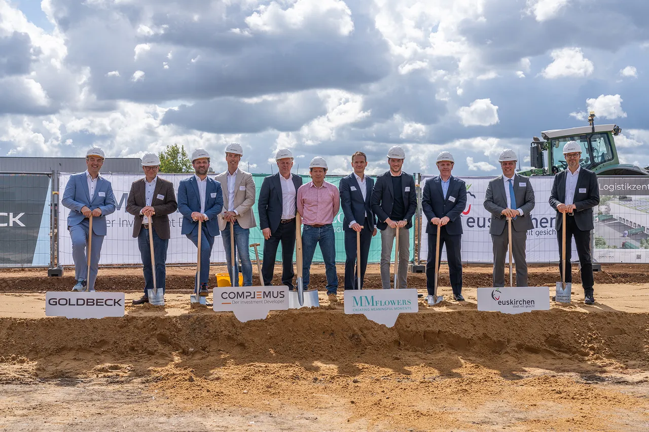 Spatenstich für Logistikflächen in Euskirchen