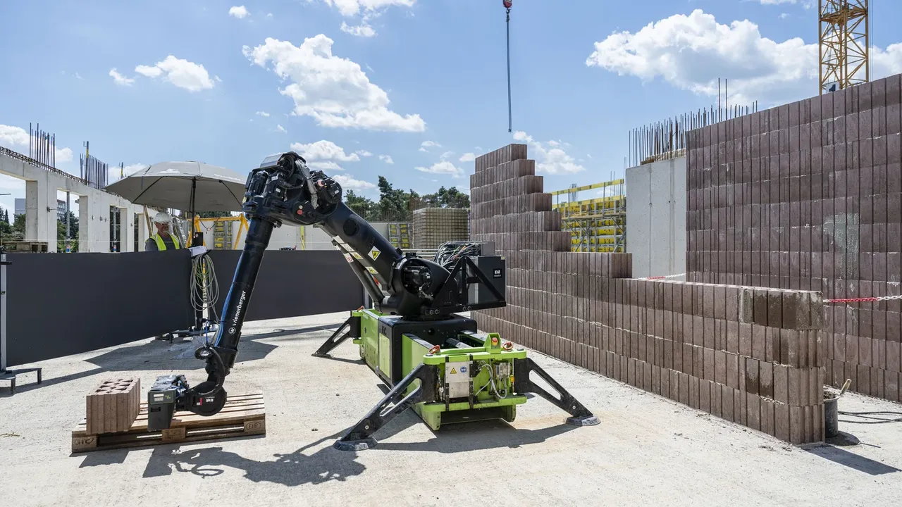 Die PORR bringt Mauerroboter auf die Baustelle