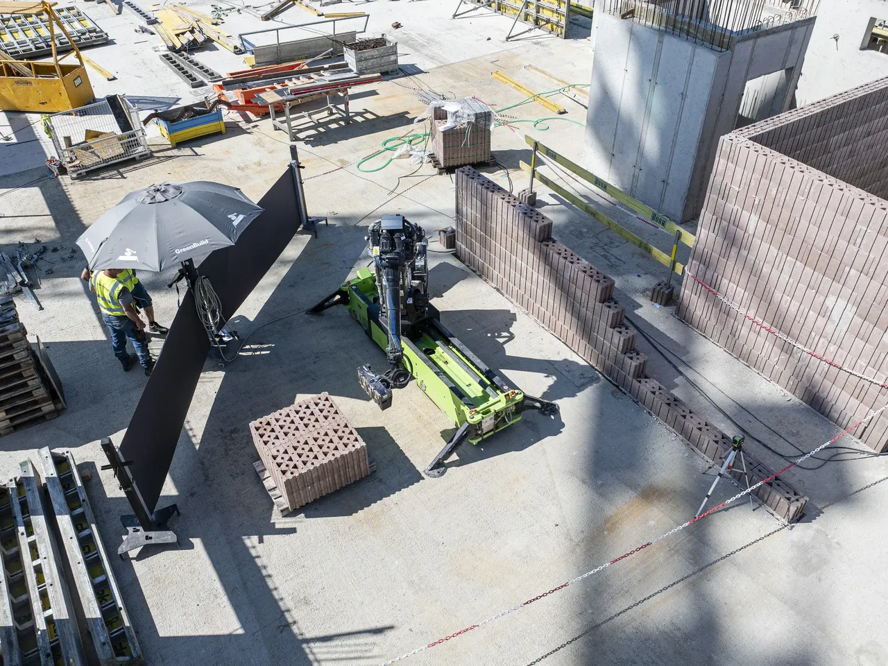 Die PORR bringt Mauerroboter auf die Baustelle