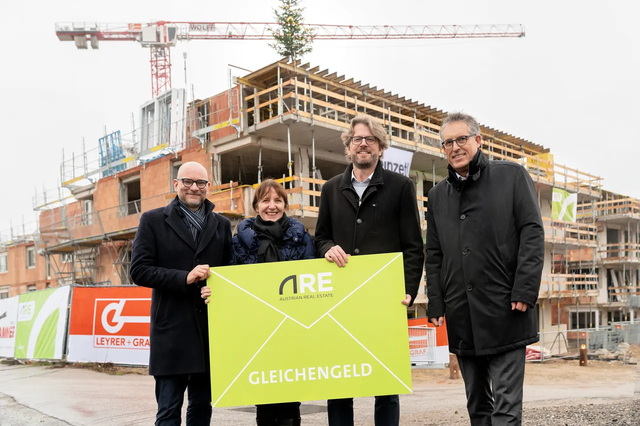 Dachgleiche für Wohnhausanlage am Fliegenspitz