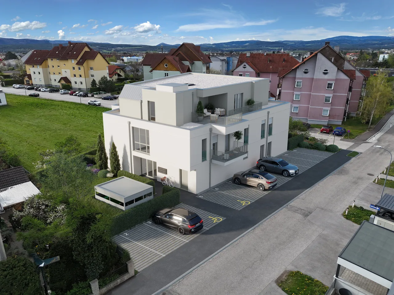 Neunkirchen: Dachgleiche für  das Wohnbauprojekt „Stonefield Living“