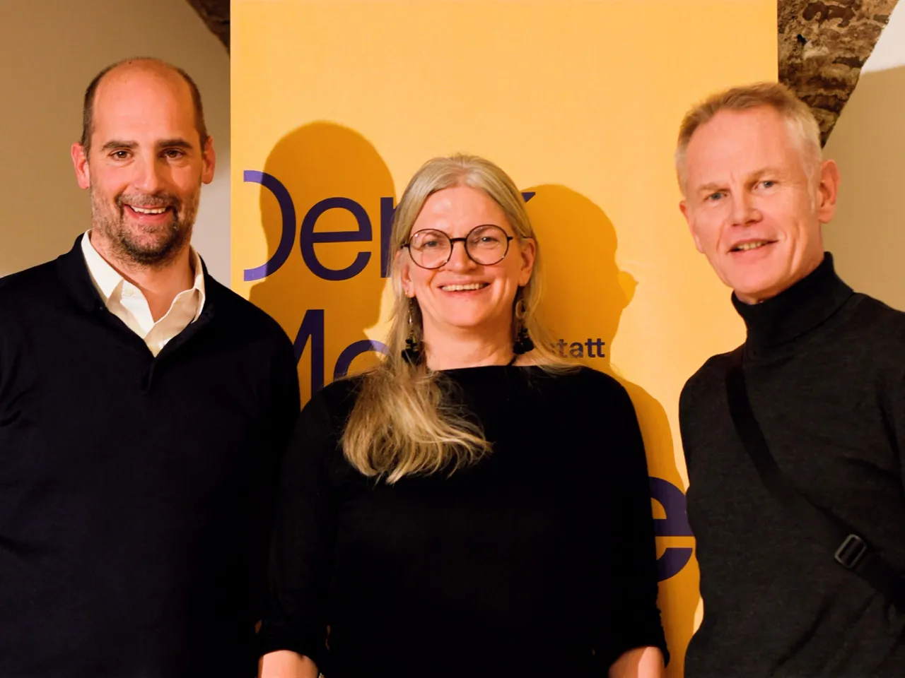 v.l.n.r.: Christoph Schaden, Helga Noack, Georg Lux