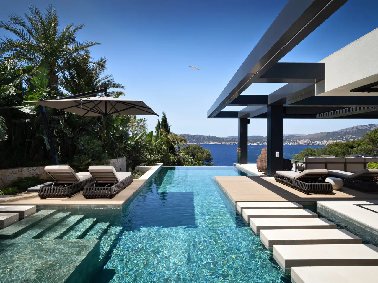 Designer Meerblickvilla in Santa Ponsa
