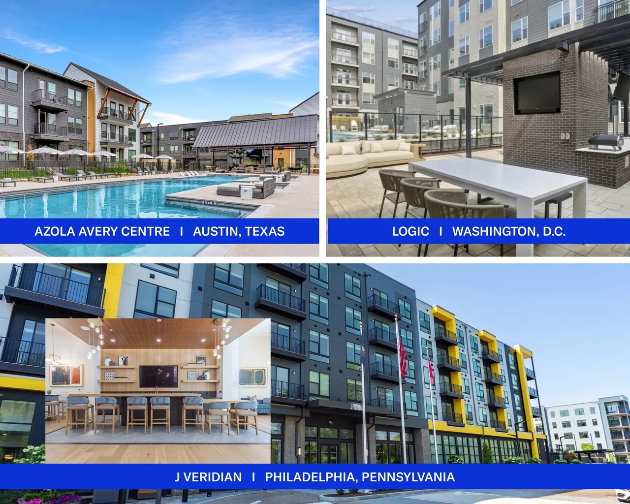 CP Capital US schließt drei Wohnprojekte ab