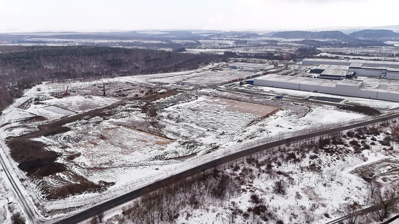 Baufläche für GARBE Park Klášterec nad Ohří II