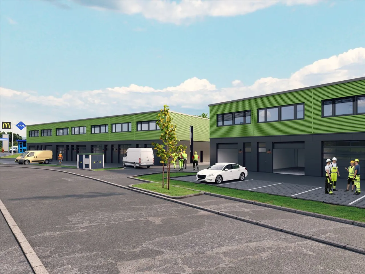 GreenPlaces feiert Richtfest für nachhaltige und flexible Gewerbeflächen in Aichtal