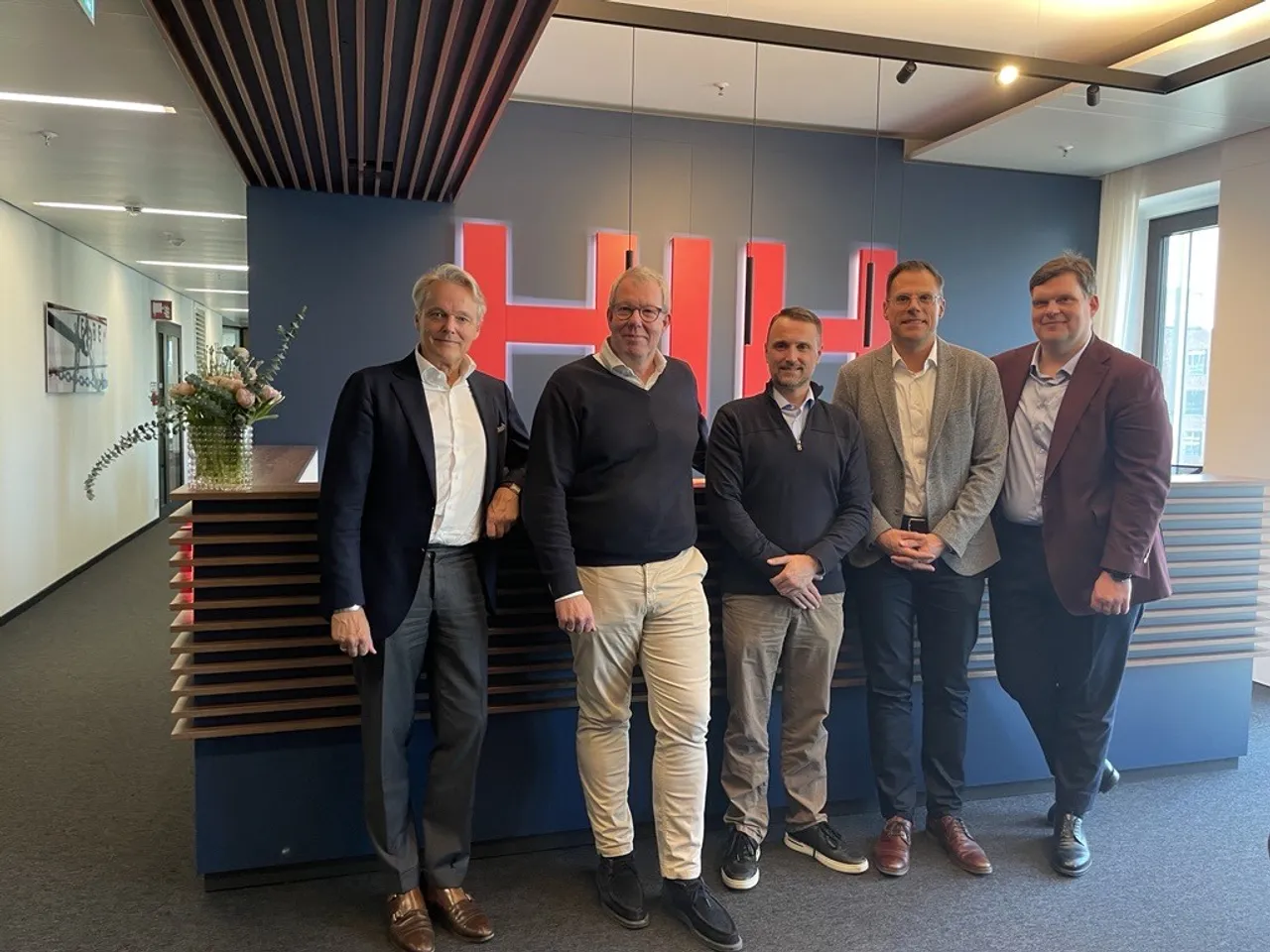 Björn Dahler, Norman Schaaf, Alexander Lackner, Felix Meyen, Sascha Hanekopf (v.l.n.r.)