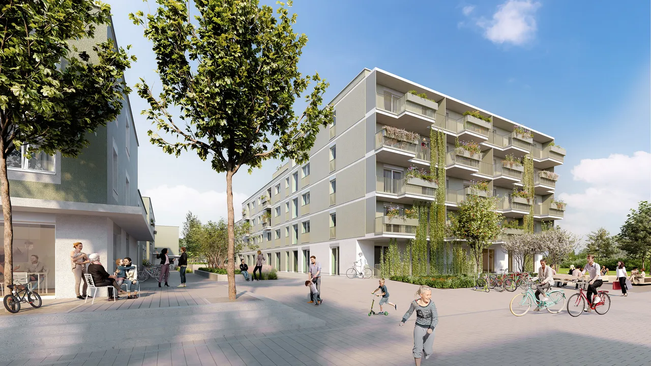 ÖSW-Gleichenfeier in Wien-Donaustadt