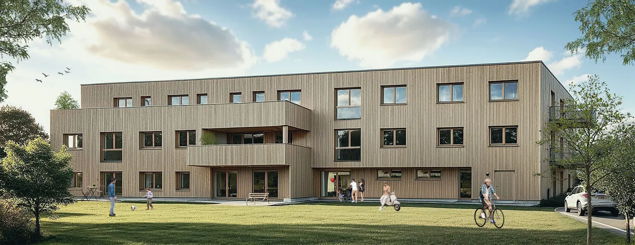 Rendering Wohnprojekt Lauterach