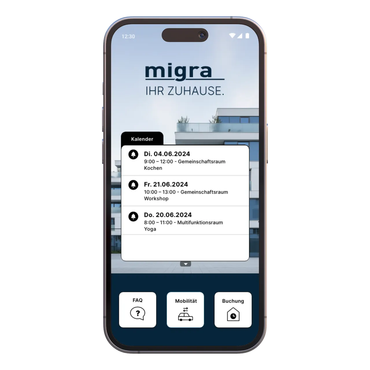 BWSG und migra setzen auf die Pocket House App zur digitalen Vernetzung