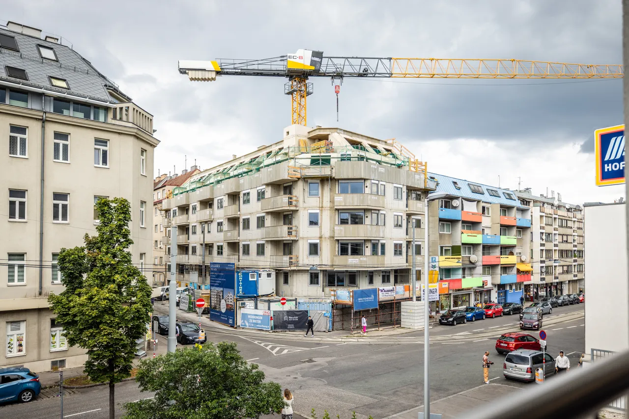 Gleichenfeier für das Wohnprojekt in der Grillgasse 12