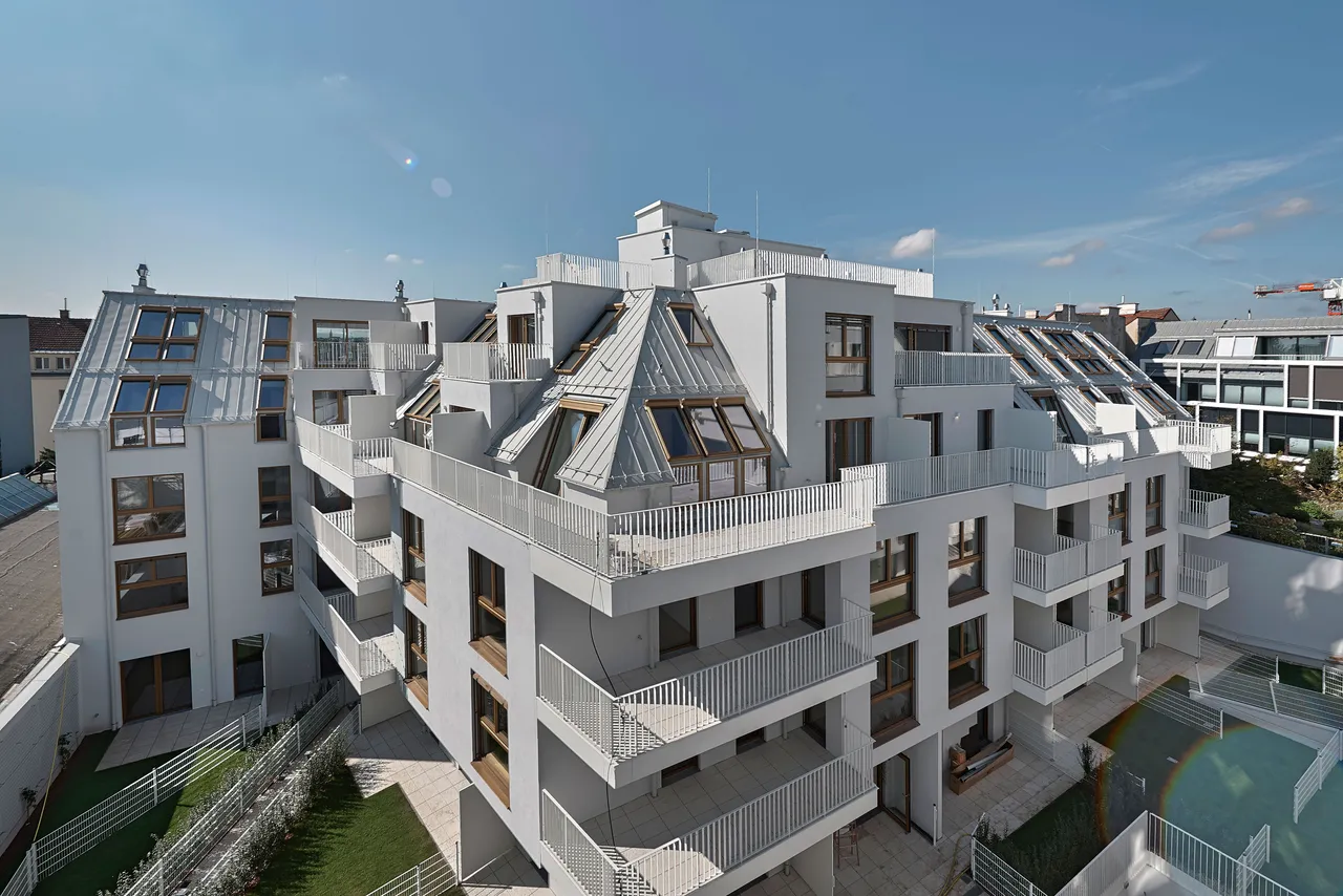 Das fertiggestellte Neubauprojekt THE TEMPTATION vereint modernes Design, Energieeffizienz und hohe Lebensqualität.