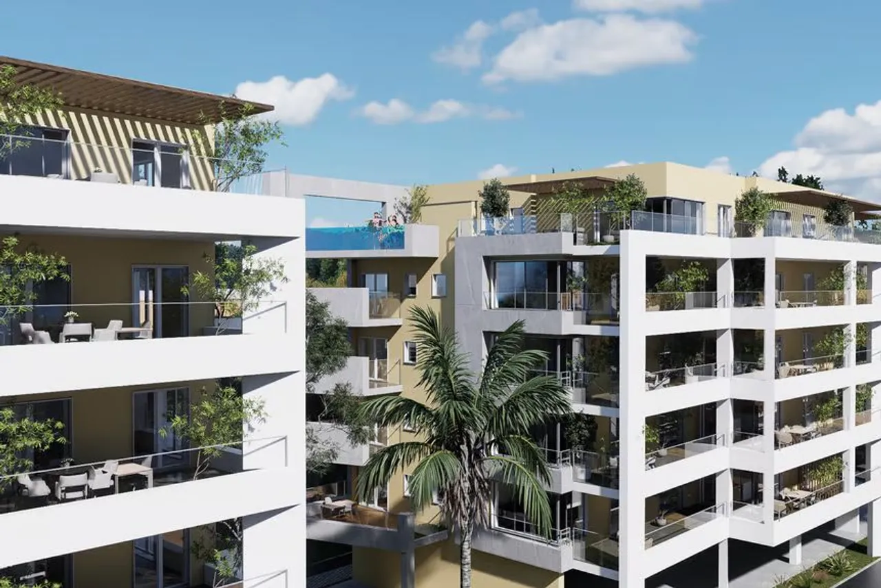 Camino del Sol in Cabarete an der Nordküste der Dominikanischen Republik umfasst drei moderne Wohngebäude auf einem 3.106 m² großen Areal mit insgesamt 30 exklusiven Apartments.