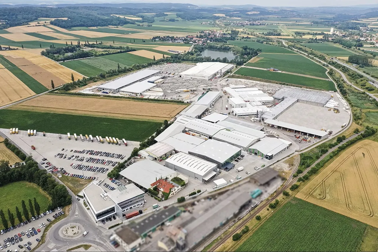 Luftaufnahme der Brucha GmbH Michelhausen