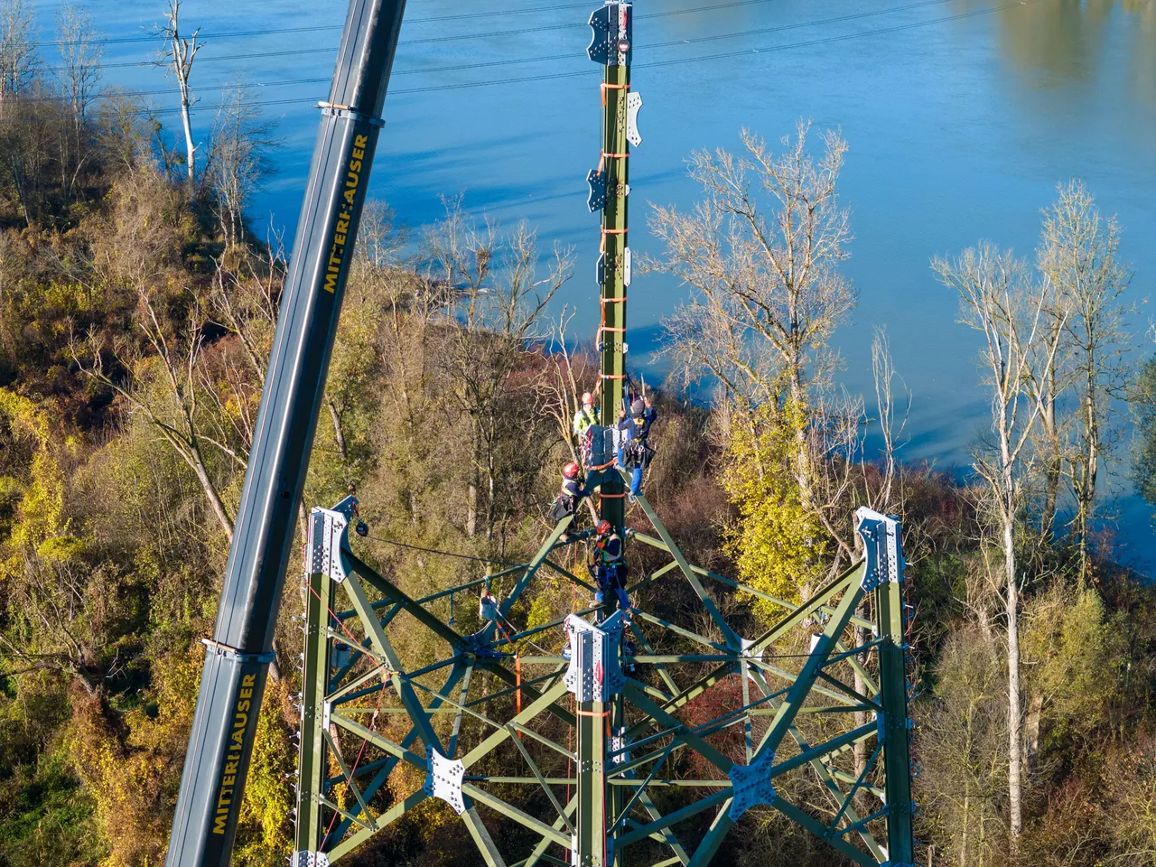 Bau der APG-Deutschlandleitung läuft auf Hochtouren