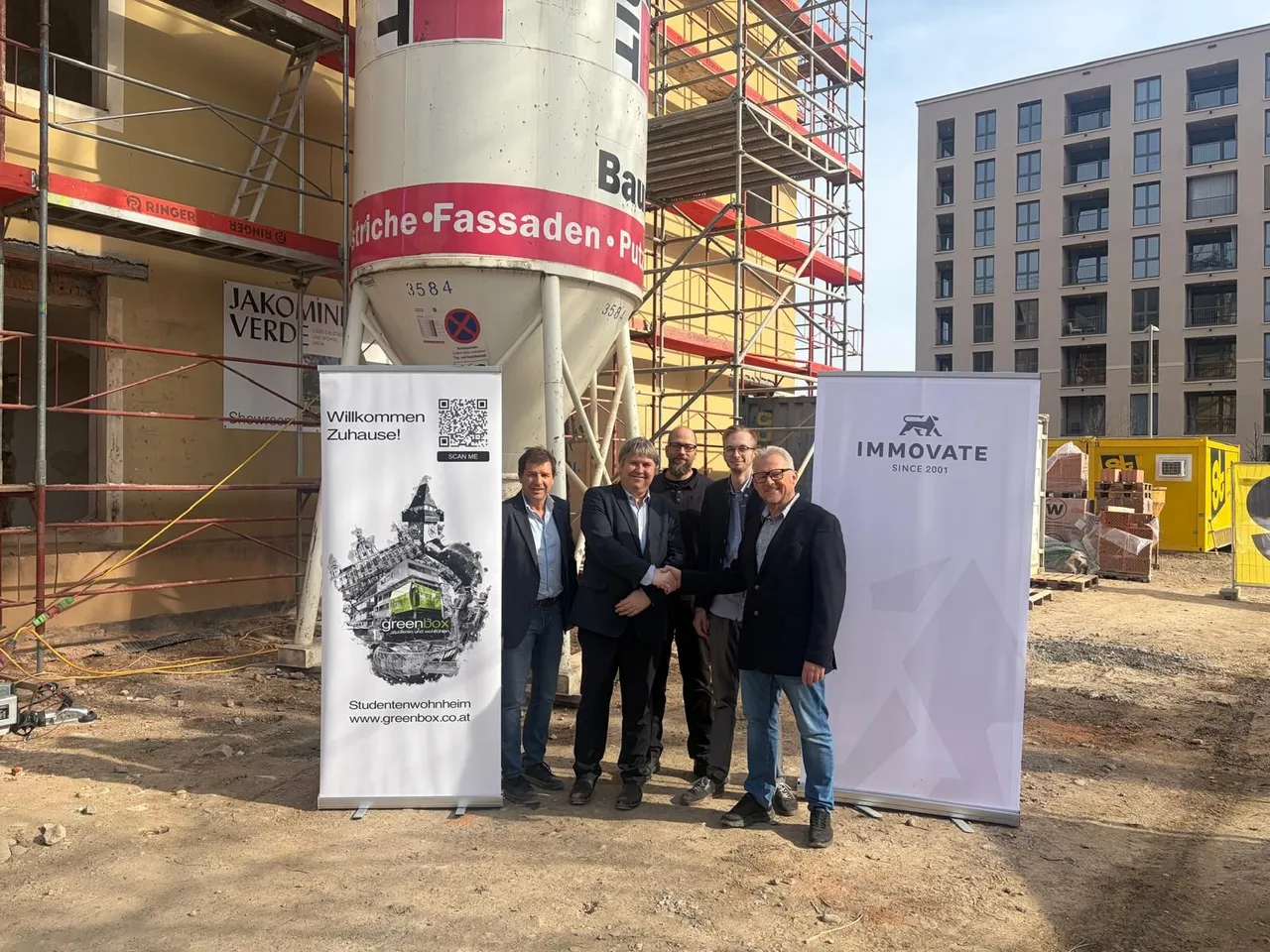 Gleichenfeier für „Studentisches Wohnen Campus Verde“ in Graz