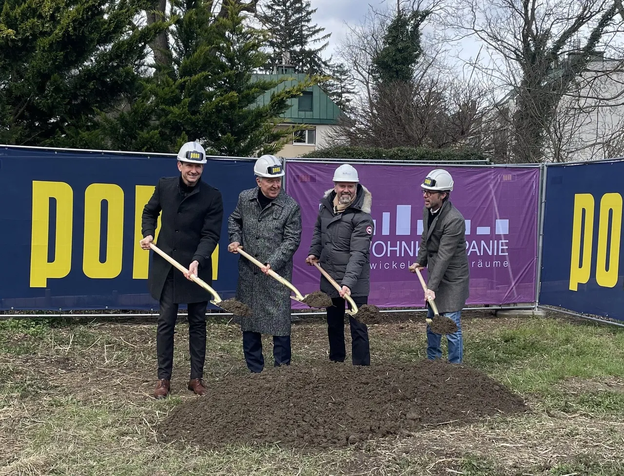 Die Wohnkompanie feiert Spatenstich für Wohnbauprojekt Kaksburga