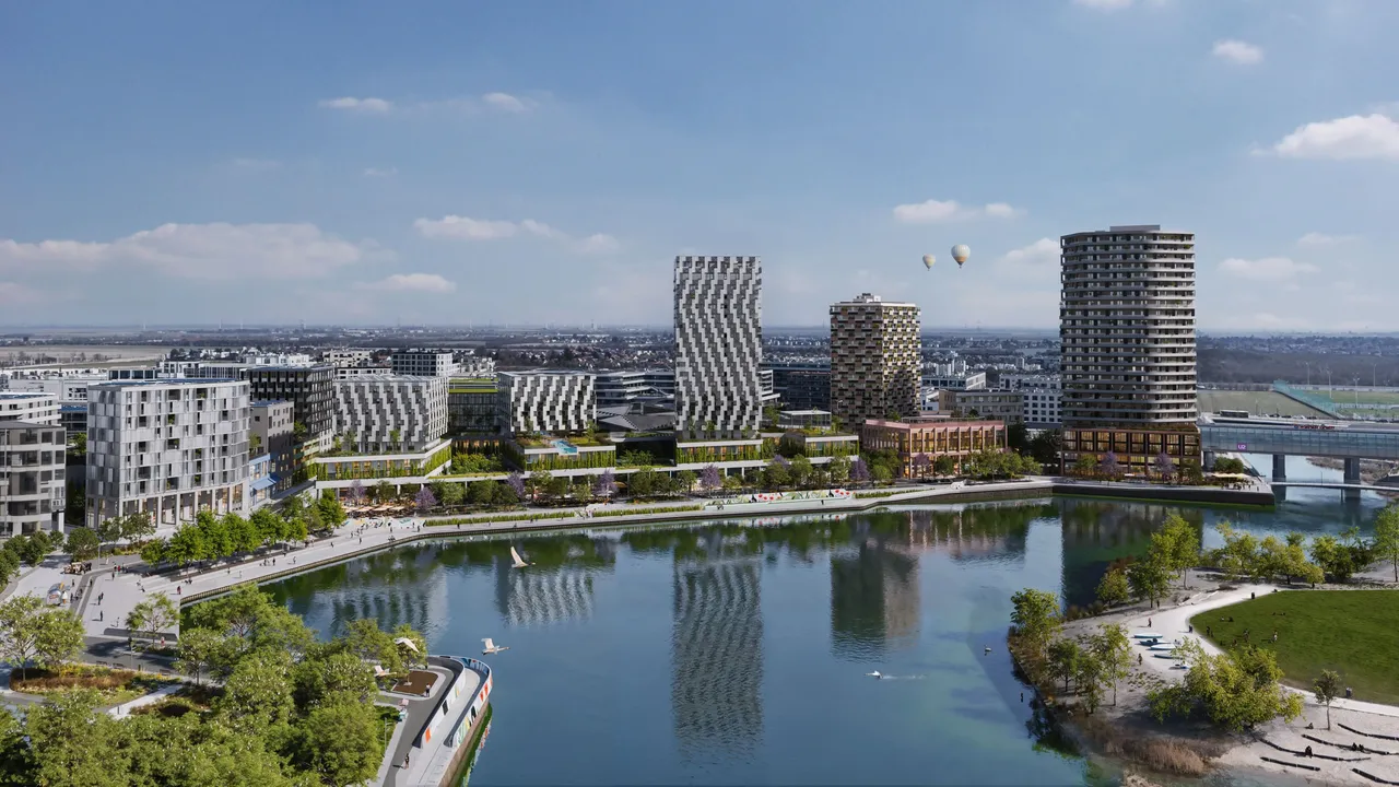 Preview: So wird die zukünftige Waterfront in der Seestadt