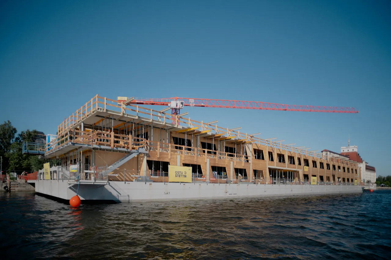 Baustellenfotos vom Projekt Via Donau in Wien für ÖSTU Stettin und HABAU