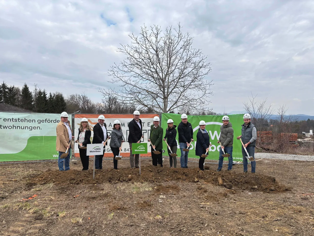 ÖWG  Wohnbau feiert Spatenstich in Lannach