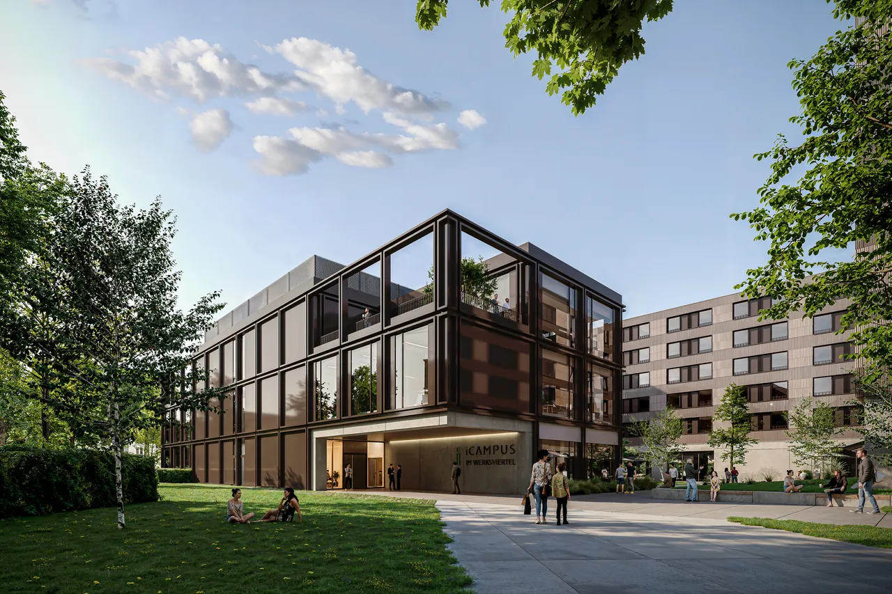 iCampus im Werksviertel wächst auf 120.000 qm