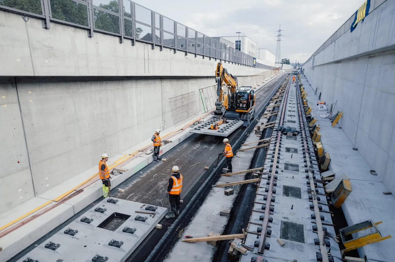 Slab Track Austria im Einsatz