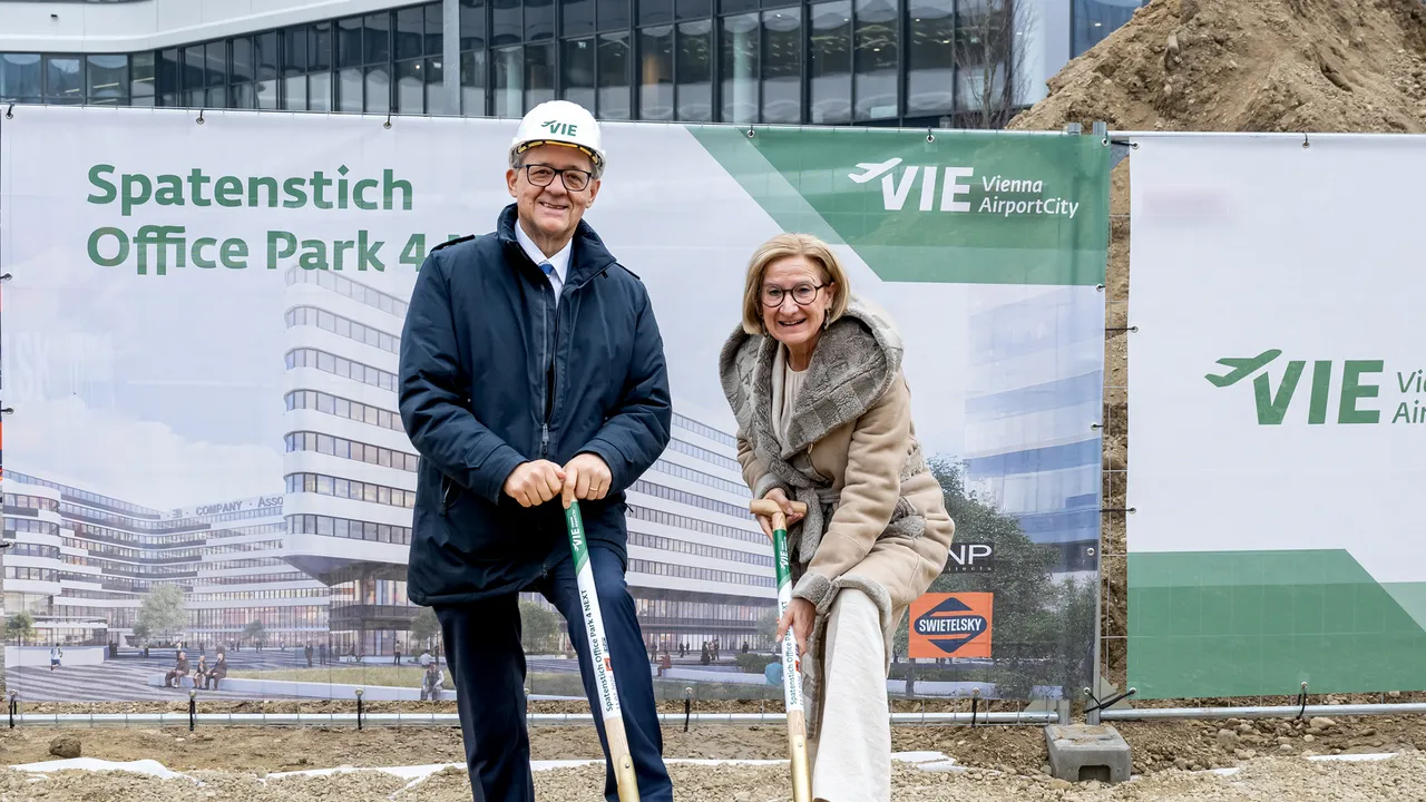 Flughafen Wien baut um 55 Mio. Euro neuen Office Park - Office Park 4 NEXT