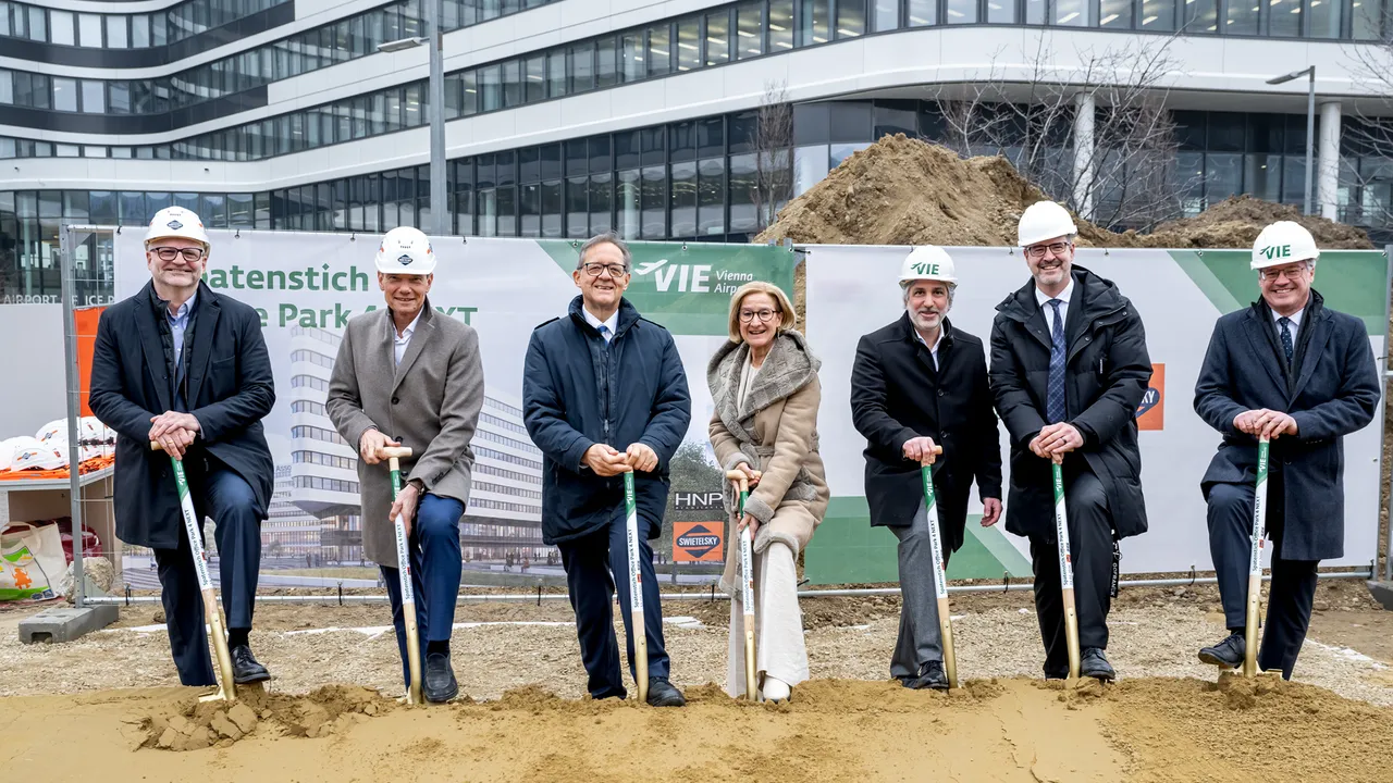 Flughafen Wien baut um 55 Mio. Euro neuen Office Park - Office Park 4 NEXT