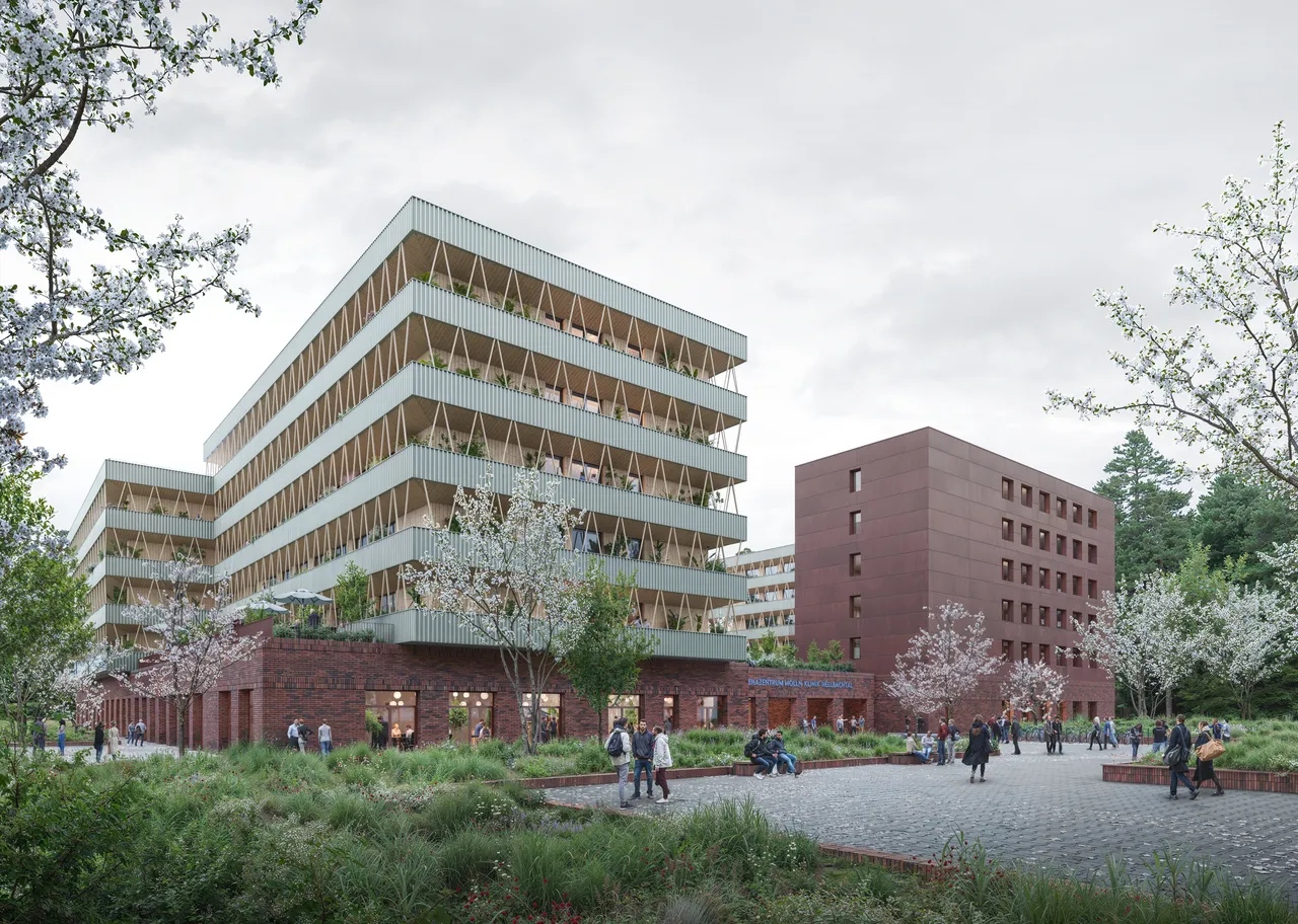 Innovative Gesundheitsbauten, die Funktionalität, Design und menschliche Anforderungen vereinen