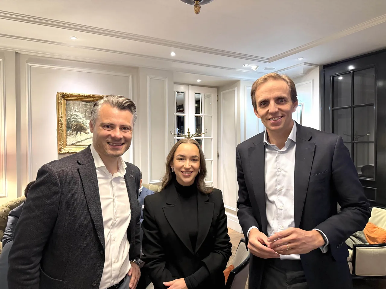 Christof Krainthaler, Chiara Krombach (Scaletta Immobilien), Lukas Schwarz (CBRE)