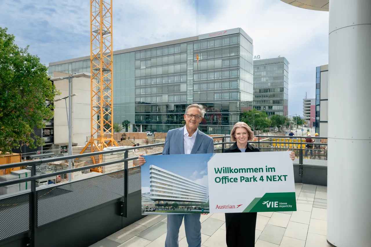 Flughafen Wien: Office Park 4 NEXT wird ab 2028 neues Headquarter von Austrian Airlines