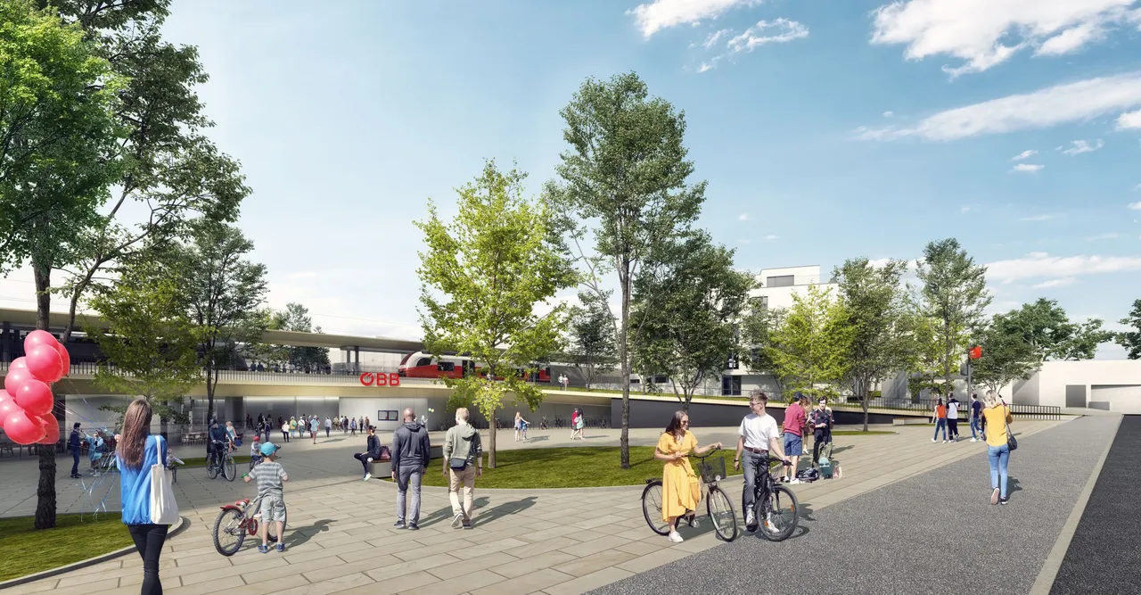 Visualisierung Haltestelle Speising