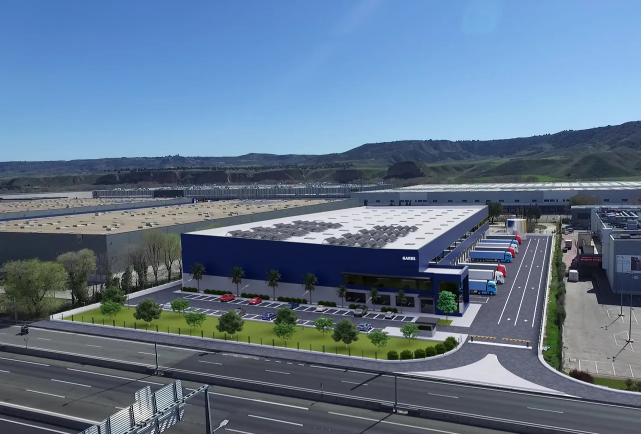 Visualisierung Logistikimmobilie Alcalá