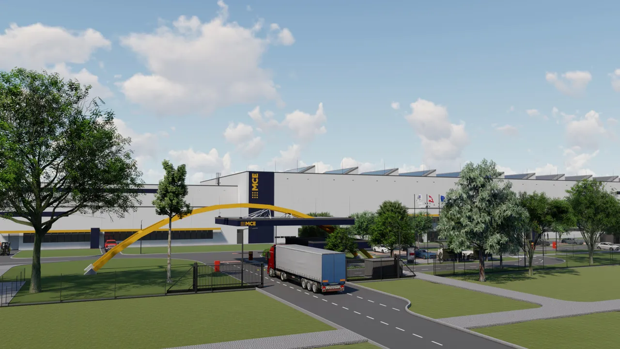 Visualisierung Produktionshalle Nyíregyháza