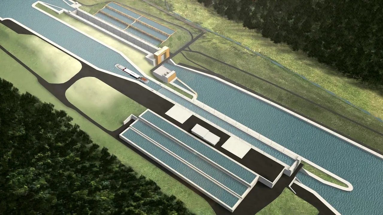 Visualisierung Schleuse Erlangen