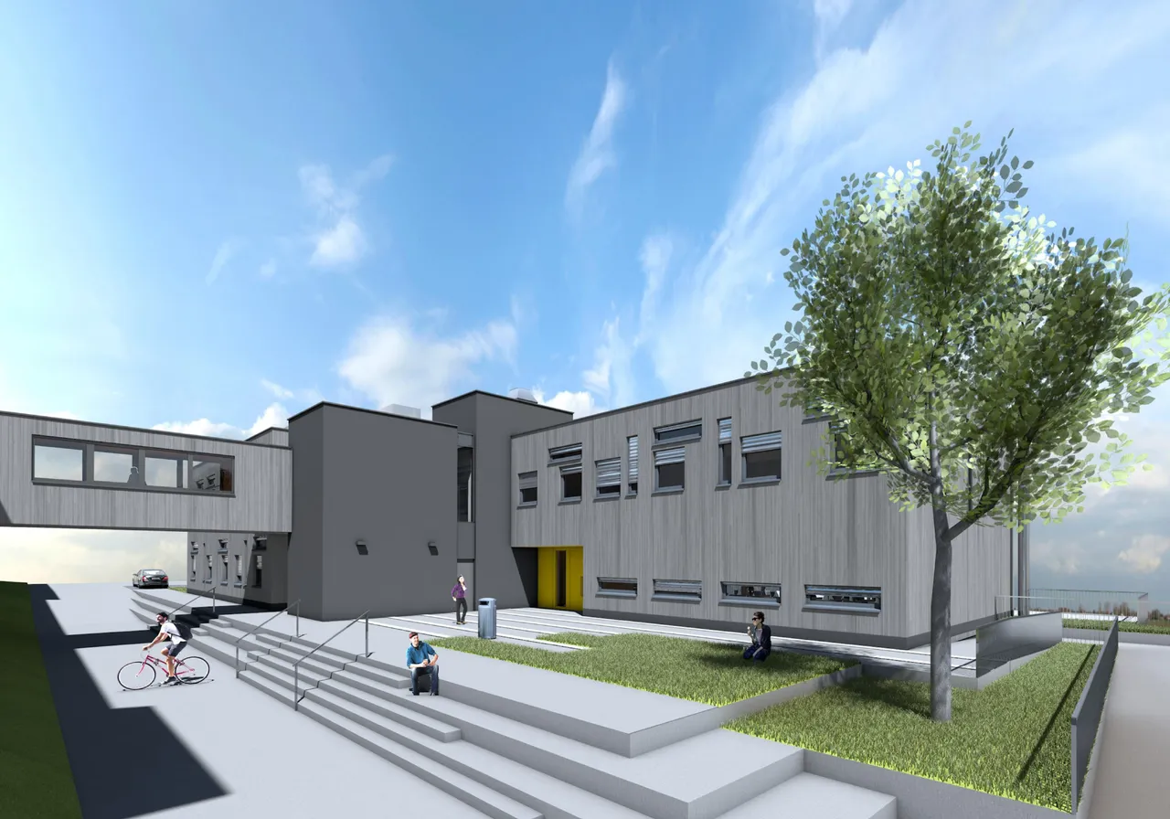 Visualisierung Universitätsgebäude für Vetmed am Wilheminenberg