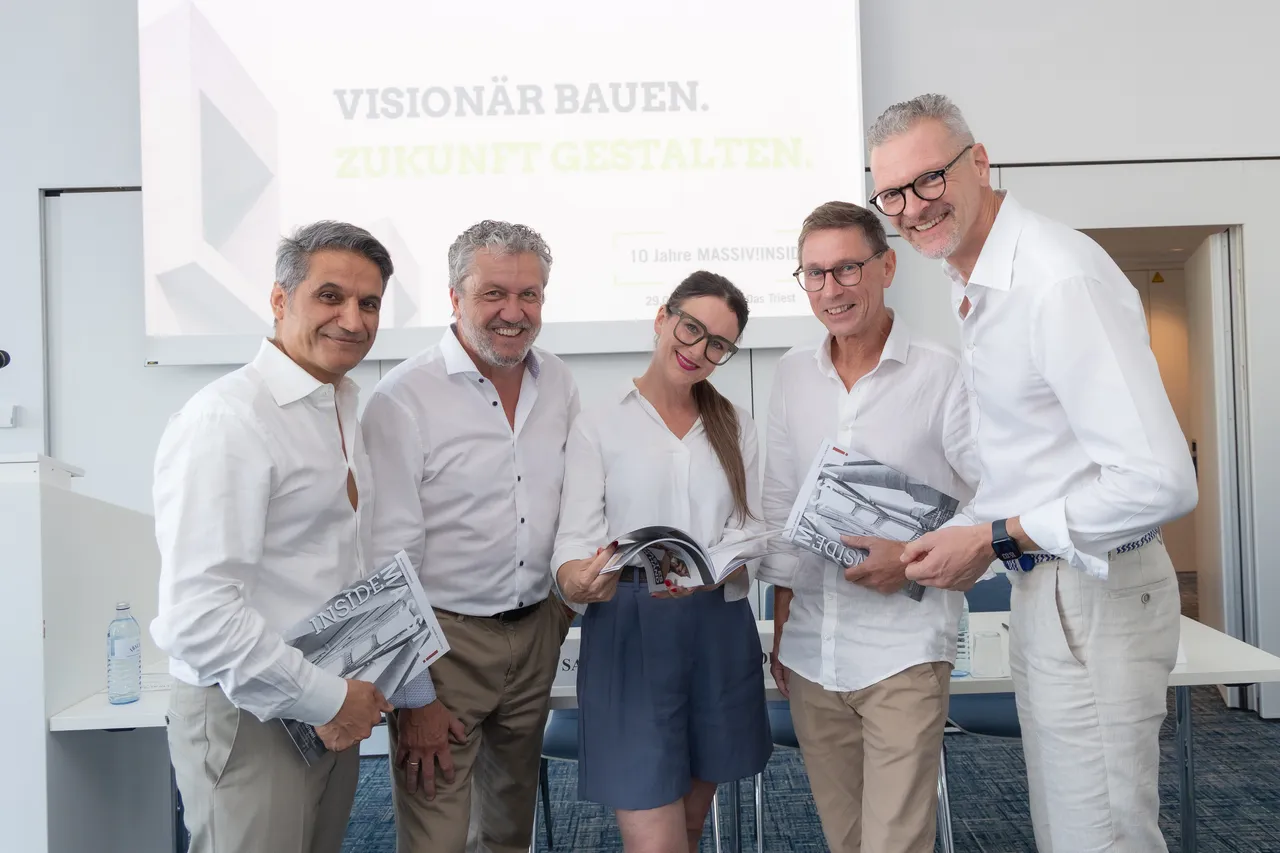 vlnr.: Armin Daneshgar_Reinhold Sahl_Caroline Rodlauer_Reinhold Lindner_Andreas Pfeiler